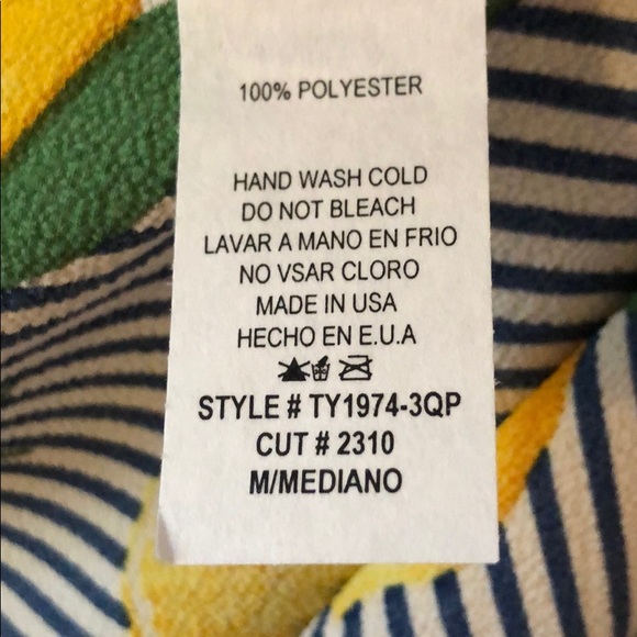 LTX lemon/striped blue/white/yellow size medium - Picture 6 of 6